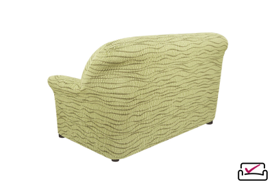 Чехол на 2х местный диван Тела Ридже Зеленый. ИТАЛИЯ