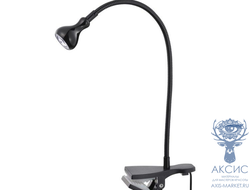 Лампа на прищепке УФ, 3 Вт, черная, модель TH-003