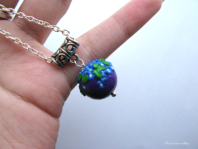 Кулон "Цветущий шар"