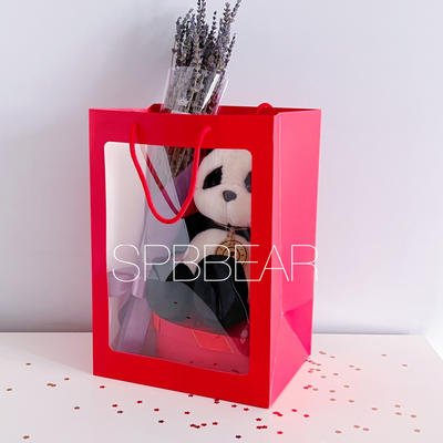 Подарочный набор №19 - Плюшевая панда, Лаванда, Киндер бокс средний