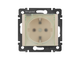 Legrand 774120, Valena Розетка влагозащищенная с крышкой, IP 44, слоновая кость, крышка закрыта