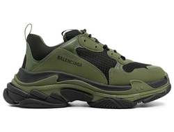 Кроссовки Balenciaga Triple S хаки