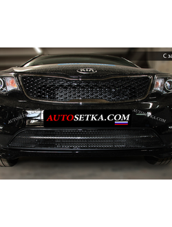 Premium защита радиатора для KIA Rio III (2015-2017)