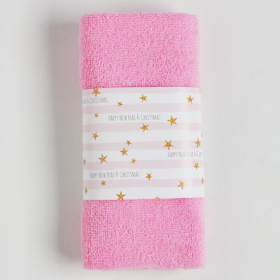 Набор подарочный для женщин «Исполнения желаний» с банными аксессуарами, Розовый  (5 предметов)