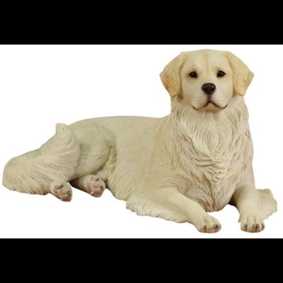 Белый ретривер (лежащий) - Коллекционная ФИГУРКА 1/6 scale Animal Model Golden Retriever 2.0 (MRZ057-1A) - Mr.Z