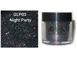 Глиттеры рассыпчатые AsurA cosmetics 03 Night Party