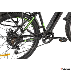 Электровелосипед Eltreco XT 800 Pro (Серо-зеленый)