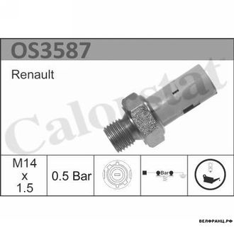 Датчик давления масла VERNET Renault MeganeII/ScenicII