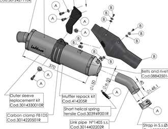 Глушитель LeoVince LV ONE EVO 14402EU