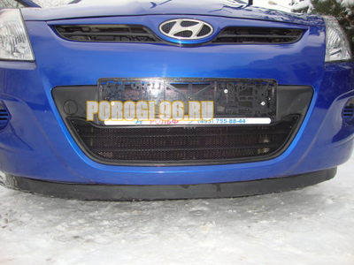Защита радиатора Hyundai i20 2008-2012 black