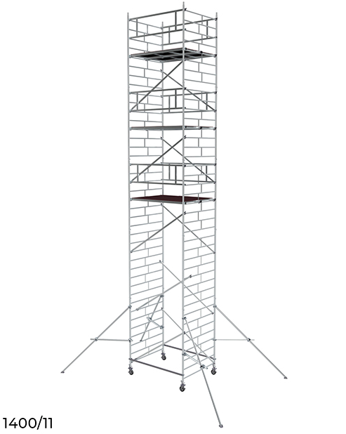 Вышка модульная алюминиевая 1400/11