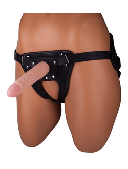 Женский страпон с реалистичной насадкой - 17 см.737103