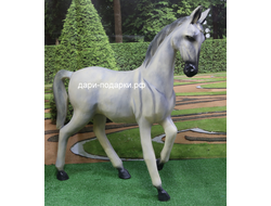Жеребенок серый  94*86см   10кг   полистоун Россия  8063/012132