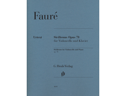 Faure Sicilienne op. 78 for cello and piano