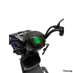 Электромопед GreenCamel Тайфун GT EV2pro (1000W 60V23Ah Li-ion ) быстросъем черный