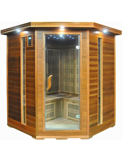 Инфракрасная кабина (сауна) SaunaMagic Cedar CST Corner Medium