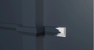 Молдинг Decor Dizain DD609, дюрополимерный, влагостойкий, под покраску, длина 2 м