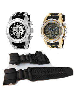 Ремешок для часов Invicta Bolt Zeus Черный