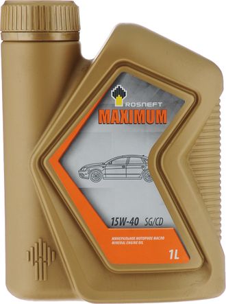 РОСНЕФТЬ Масло моторное Magnum Maximum 15W40  SG/CD 4л