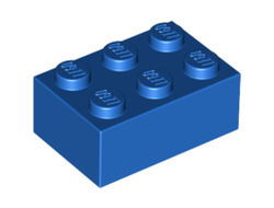 Brick 2 x 3, Blue (3002 / 300223)