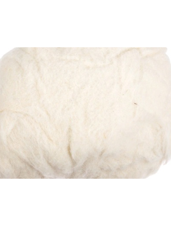 Шерсть для валяния, лента гребенная, Камтекс, полутонкая, суровый (001), 50г