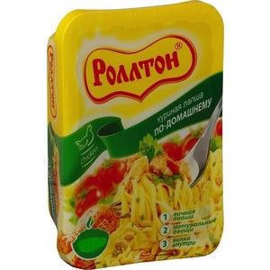 Лапша Роллтон по-домашнему курица 90г