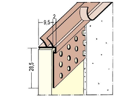 Профиль для кромок гипсокартона 9,5мм 300см Protektor Артикул: 3784
