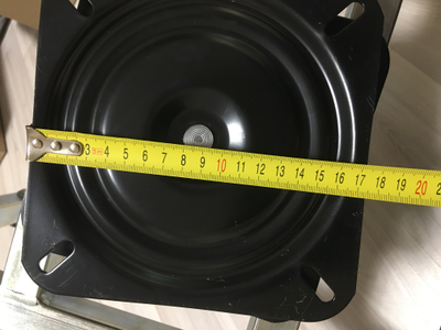 Стойка кресла в лодку на ликтрос с малой поворотной платформой