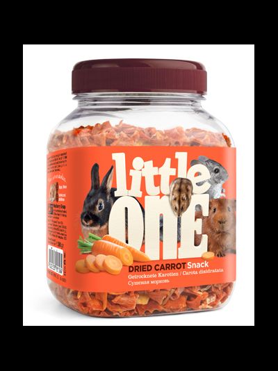 Little One для грызунов и кроликов Сушёная морковь 200 г
