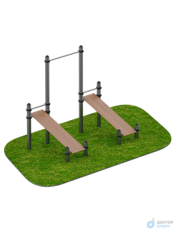 ARWOK014 Скамья для пресса с турником