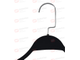 AM903 Вешалка-плечики узкая для одежды с покрытием soft-touch цвет: черный L= 400 мм