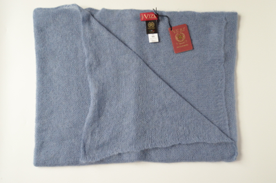 Вязаный женский фиолетовый палантин Италия Визио