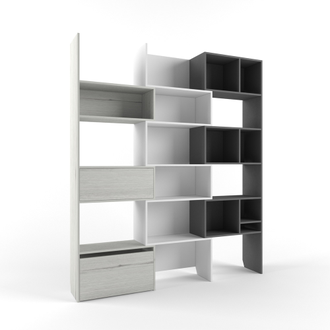 Стеллаж-трансформер НЬЮ ТОН ГРЕЙ