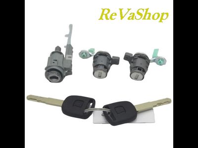 Комплект личинок замков дверей зажигания Honda Old CRV Ful с ключами под чип