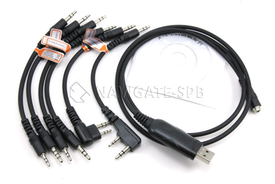 Кабель для программирования радиостанций (раций) 6 в 1 USB