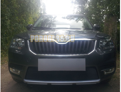 Защита радиатора Skoda Yeti City 2014- black