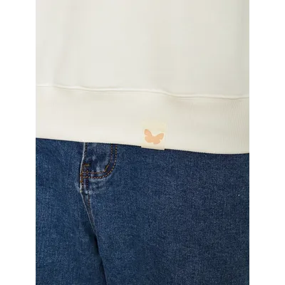 МУЖСКОЙ СВИТШОТ  БЕЛЫЙ "ВДОХНОВЕНИЕ"