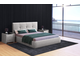 Кровать с мягким изголовьем Liana 160 на 200 (Черный)