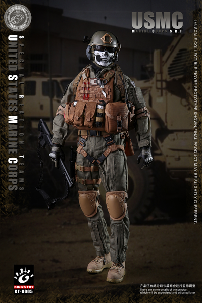 Спецназ морской пехоты США - Коллекционная ФИГУРКА 1/6 USMC SRT Marine Corps Special Response Team (KT-8005) - KING'S TOY