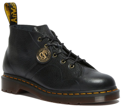 Dr. Martens Church Vintage Smooth Black Leather
