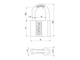 Замок навесной PL-4061 (61 мм) 3 "англ." кл. БЛИСТЕР