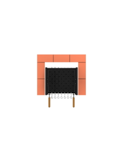 Гриль-вставка Inbrick 505 AIR шириной 2 кирпича