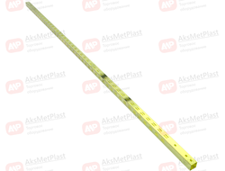 G-3824 Стойка перфорированная с гальваническим покрытием 38x38мм Н-2400мм Цвет: золото