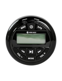 Морская магнитола MRH-833, черный ободок, Marine Rocket