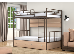Двухъярусная кровать фото, купить двухъярусную кровать фото, двухъярусная кровать Валенсия 120 фото,