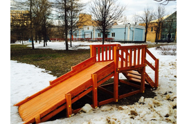 Зимняя горка Урал Самсон