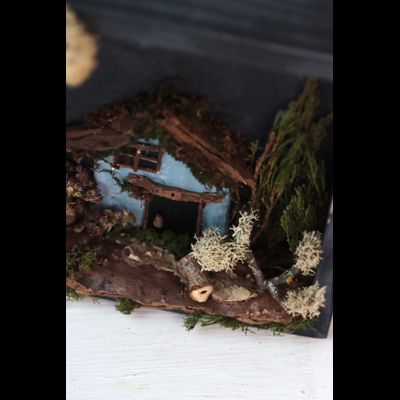 Новогодняя эко-картина № 1179