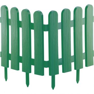 Забор декоративный &quot;Классика&quot; 29 x 224 см, зеленый Россия Palisad