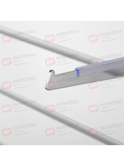 K009 Кронштейн хромированный с силиконом для экономпанелей под полку 200 мм