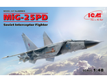 Сборная модель: (ICM 48903) Советский истребитель-перехватчик МиГ-25ПД